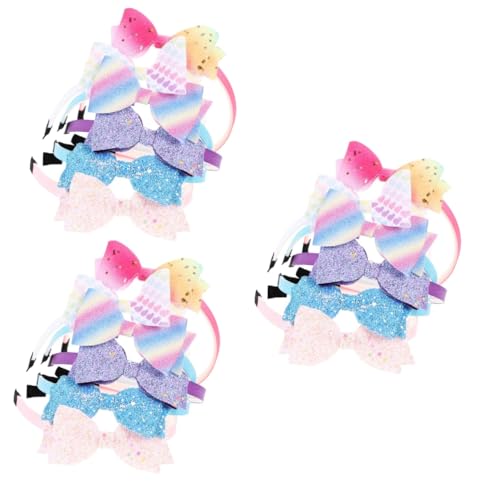 OHPHCALL 18stücke Glitzer Haarband Mit Schleife Funkelnde Junge Mädchen Haaraccessoires Süße Bänder Für Mädchen Für Partys Und Cosplay Leichte Und Bequeme Verarbeitung von OHPHCALL