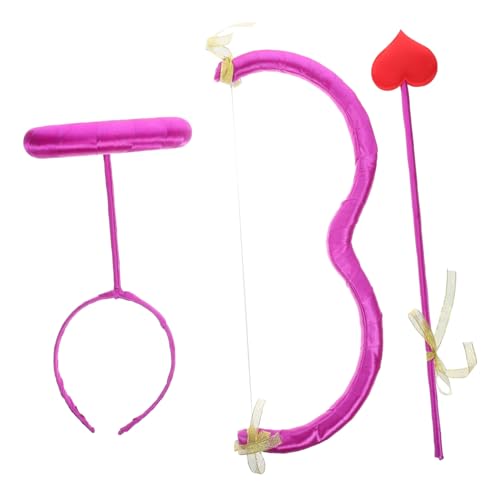 OHPHCALL 1satz Cosplay Cupid Kostüm Mit Haarreif Bogen Und Für Valentinstag Kostümpartys Und Bühnenaufführungen Attraktives Und Leicht Tragbares Zubehör Für Mädchen von OHPHCALL