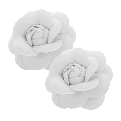 OHPHCALL 2 Stück Abnehmbare Rosen Schuhclips aus für Damen Dekorative Schnallen Passend für High Heels Sandalen und Stiefel Einfache Anbringung Langlebiges Material von OHPHCALL