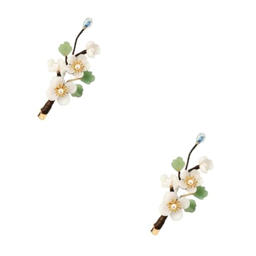 OHPHCALL 2stücke Chinesischer Stil Elegante Blüten Haarnadel Hochzeits Haarklammer Für Frauen Ansprechendes Haaraccessoire Für Festliche Anlässe Partys Und Alltag von OHPHCALL