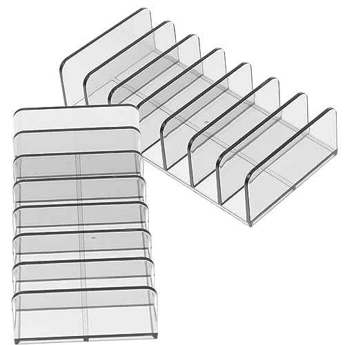 OHPHCALL 2stücke Teiliges Augen-make-up Organizer Für Lidschatten Und Kosmetikaufbewahrung Halbtransparent Fächer Für Schminktisch Und Badezimmer von OHPHCALL