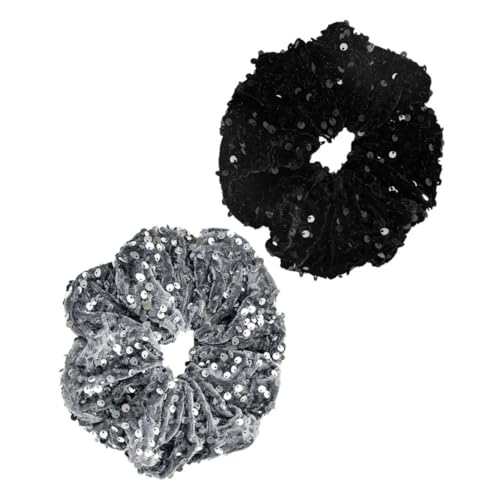 OHPHCALL Haargummis-set Pailletten-haar-accessoires Für Frauen Und Mädchen Dehnbare Haarbänder Modische Haargummis von OHPHCALL