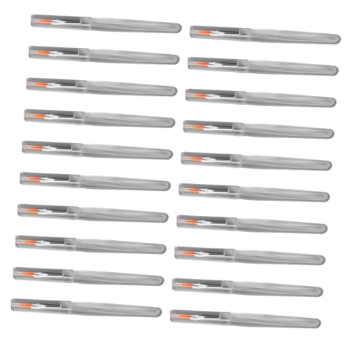 OHPHCALL 20stücke Tragbare Lippen Und Lidschatten-applikatoren Transparente Pinsel Mit Abgedecktem Design Für Präzises Make-up Für Tägliche Anwendung Und von OHPHCALL