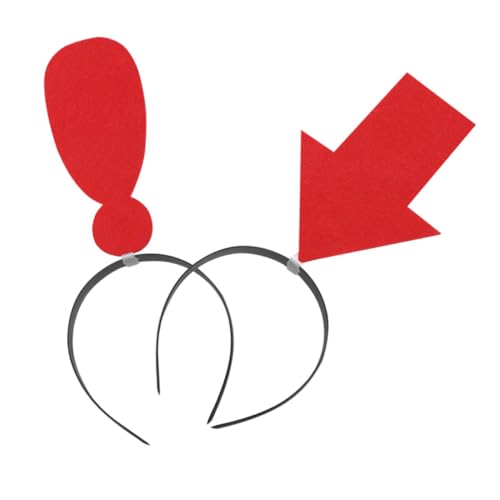 OHPHCALL Haarschmuck Damen Lustige Haarreif Set Kreative Und Ausrufezeichen Haarbänder Für Karneval Mottopartys Und Fotoshootings Elastische Kopfband Haaraccessoires Für Damen Und Ädchen Stirnband von OHPHCALL