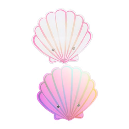 OHPHCALL 2stücke Halter Für Wimpernverlängerung Klebehalter Acryl Wimpern Palette Muschelförmige Wimpern Verlängerungsbrett Organizer Pad Falsche von OHPHCALL