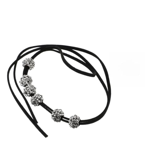 OHPHCALL 2stücke Vintage Perle Haarring Haar Zubehör Pferdeschwanz Halter Diy Haarschmuck von OHPHCALL