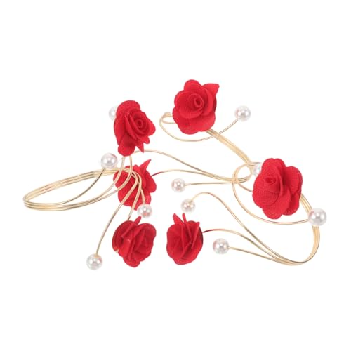 OHPHCALL 3 Stück Teiliges Verstellbares Armreif mit Filigranen Blumenmotiven Offenes Design aus Metall Flexible Größenanpassung Modischer Armschmuck für Damen Geeignet für Freizeit und von OHPHCALL