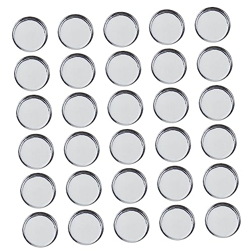 OHPHCALL 30stücke Leere Lidschatten-pfannen Runde Metall-pfannen Für Blusher Und Kosmetik Für Diy-make-up-container Und Beauty- von OHPHCALL