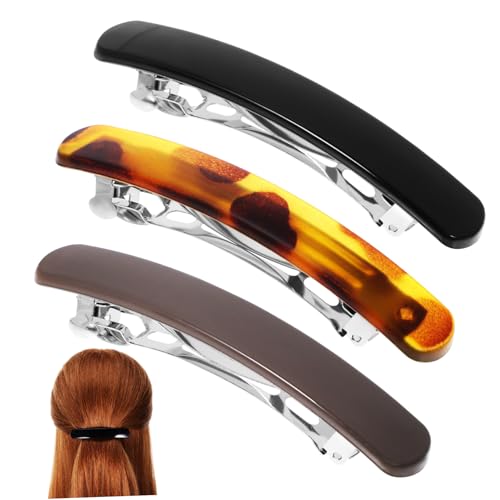OHPHCALL 3stücke Teiliges Metall Haarklammern Für Rutschfeste Haargreifer Leopard Und Glanzfarben Für Vielseitige Haarstylings Für Damen von OHPHCALL