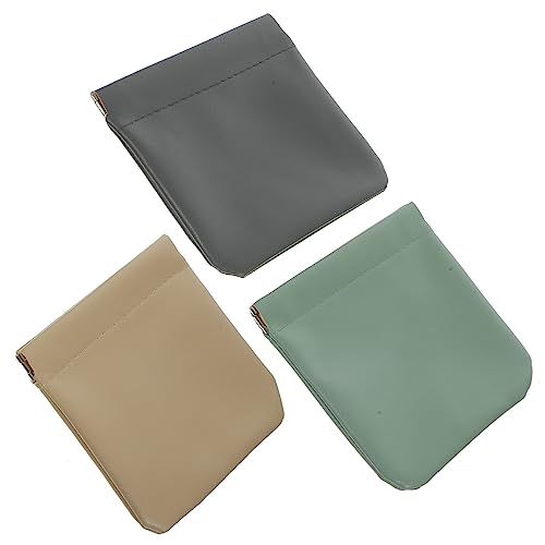 OHPHCALL 3stücke Durchsichtige Kosmetiktasche Aus Pu Für Damen Kleine Make-up-Tasche Zum Reisen Reisemake-up-Organizer Kosmetiktasche Kulturbeutel Reise-Toilette-Tasche Für Badezimmer von OHPHCALL