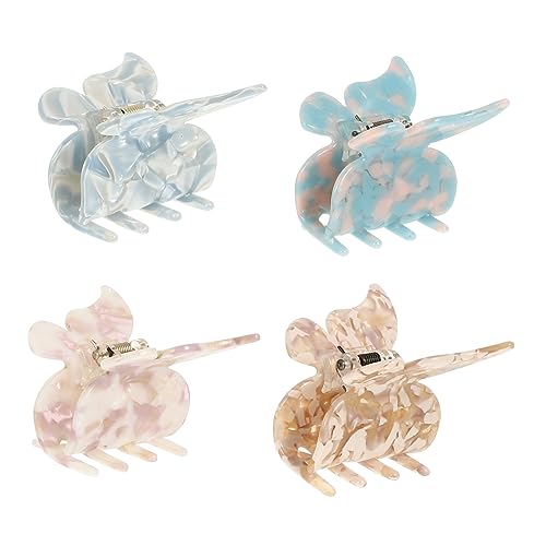 OHPHCALL 4stücke Schmetterlings-haarklammern Für Damen Stilvolle Haarspangen Im Boho-design Aus Strapazierfähigem Material Nicht Rutschend Für Jeden Anlass von OHPHCALL