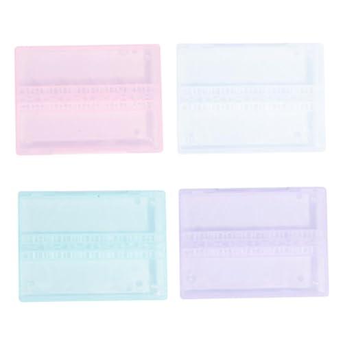 OHPHCALL 4stücke Nagelbohrer-etuis Aufbewahrungsboxen Für Schleifköpfe Maniküre Polieren Kopf Fälle Organizer Für Nagelzubehör von OHPHCALL