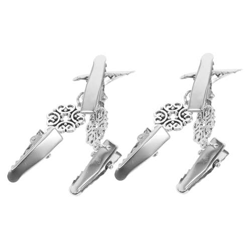 OHPHCALL 4 Stück Vintage Sweater Collar Clips Langlebiger Legierung mit Glatten Kanten Cardigan Kettenclips für Damen Stilvolle Kragenhalterung für Büro und Freizeit von OHPHCALL