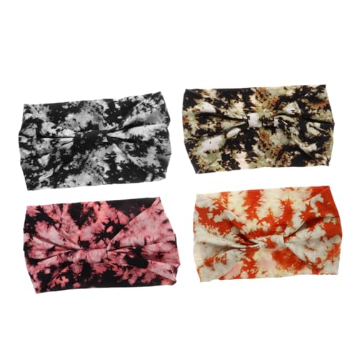 OHPHCALL 4stücke Pack Hochelastische Damen-sportstirnbänder Schweißabsorbierende Stirnbänder Atmungsaktive Stirnbänder Für Yoga Und Tennissport von OHPHCALL