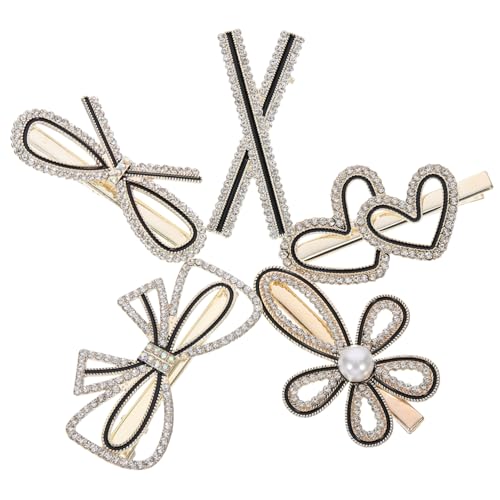 OHPHCALL 5stücke Beaded Haarspangen Für Damen Haarklammern Im Gemischten Stil Für Hochzeiten Partys Und Alltag Komfortable Und Hautfreundliche Haaraccessoires von OHPHCALL