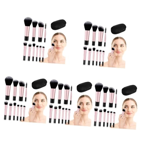 OHPHCALL 50stücke Teiliges Mini Makeup Pinselset Mit Tragetasche Kompakte Reisegröße Weiche Borsten Für Sanfte Anwendung Von Lidschatten Und Highlighter Für Unterwegs Für Ihre von OHPHCALL