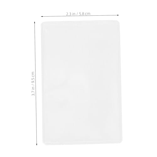 OHPHCALL 5stücke Transparente Ausweishüllen Aus Langlebige Kartenhalter Für Kreditkarten Und Id-Karten Schlank Und Leicht Für Täglichen Gebrauch von OHPHCALL