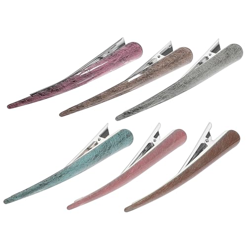 OHPHCALL 6stücke Acryl Haarspangen Simulierter Ochsenhorn Haarnadel Pferdeschwanzspange Haarspangen Für Frauen Mädchen Und Damen Für Frisurendekoration Und Pferdeschwanzbefestigung von OHPHCALL