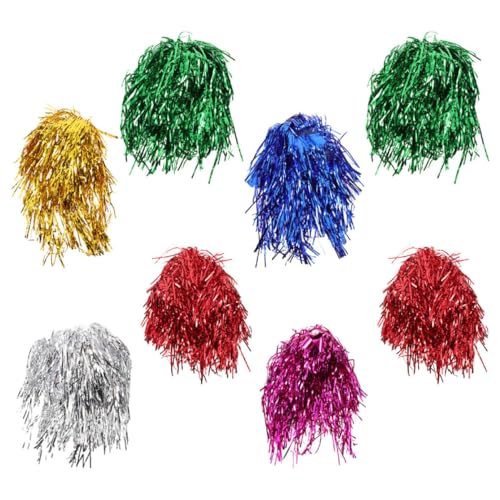 OHPHCALL 8-teilige Realistische Lametta-perücke Für Damen Modische Kostümparty-perücke Weiche Und Leichte Schillernde Perücke Für Cosplay Weihnachtsperücke Für Damen von OHPHCALL