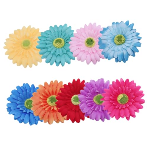 OHPHCALL 9stücke Blumen-haarclips Für Frauen Dekorative Chrysanthemen-haarspangen Bunten Farben Für Hochzeiten Partys Und Besondere Anlässe Leicht Und Langlebig von OHPHCALL