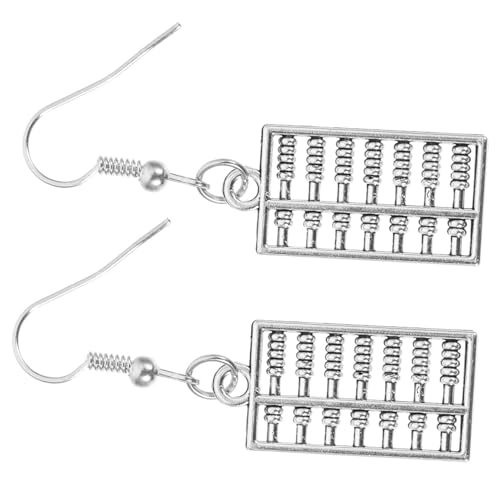 OHPHCALL Abacus Ohrhänger für Damen Handgefertigt Langlebiges Legierungs material Modisches Design mit Anhänger Geeignet für Alltag Schule Party Geschenk für Mathelehrer und von OHPHCALL