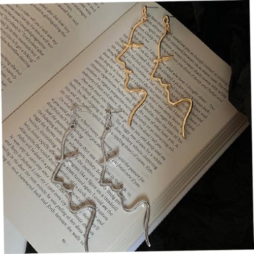 OHPHCALL Abstrakte Gesicht Ohrringe Damen Leichte Dangle Ohrringe Aus Premium Legierung Elegant Für Alltag und Geschenk von OHPHCALL