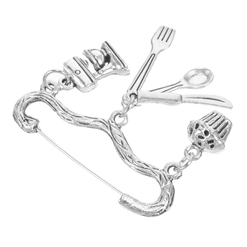 OHPHCALL Backbrosche für Frauen Detailreiche Anstecknadel Einzigartiges Design Perfektes zum Geburtstag Stilvolle Dekoration für Backliebhaber von OHPHCALL