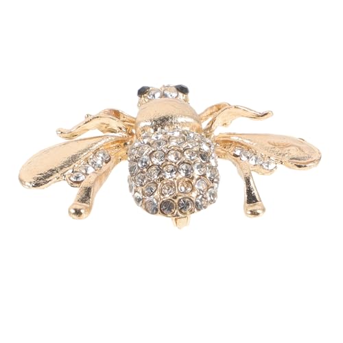 OHPHCALL Bienenbrosche mit Rhinestones Eleganter Anstecker für Damen für Verschiedene Anlässe Geeignet als für Freunde und Familie Modischer Schmuck für Konzerte Partys und von OHPHCALL