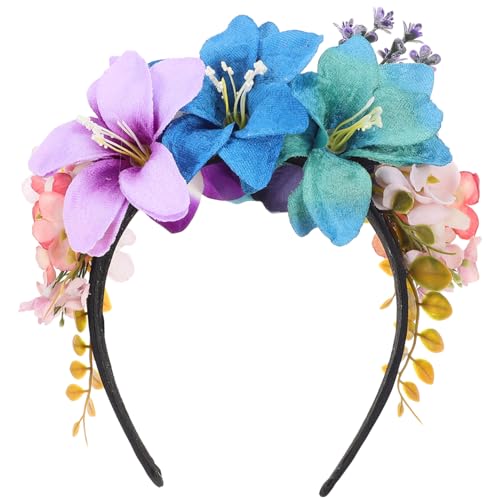OHPHCALL Blumenhaarschmuck Für Damen Elegantes Stirnband Mit Kunstblumen Für Hochzeiten Partys Und Besondere Anlässe Langlebig Und Stilvoll Als Für Geburtstage Und Valentinstag von OHPHCALL