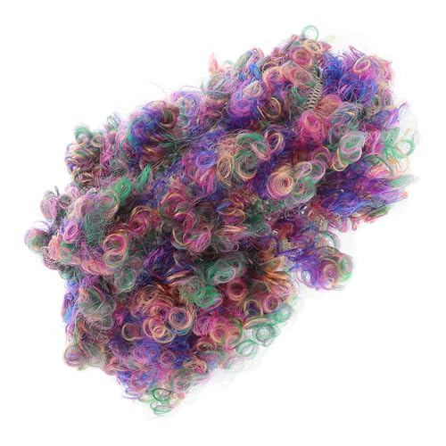 OHPHCALL Bunte Clown Perücke Für Partys Strapazierfähige Farbenfrohe Kostümhaar-dekoration Für Karneval Halloween Und Kinderveranstaltungen Lustiger Party-accessoire Für von OHPHCALL