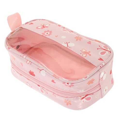 OHPHCALL Hängender Kulturbeutel Damen Tragbare Kosmetiktasche PVC Reise Make-up Taschen von OHPHCALL