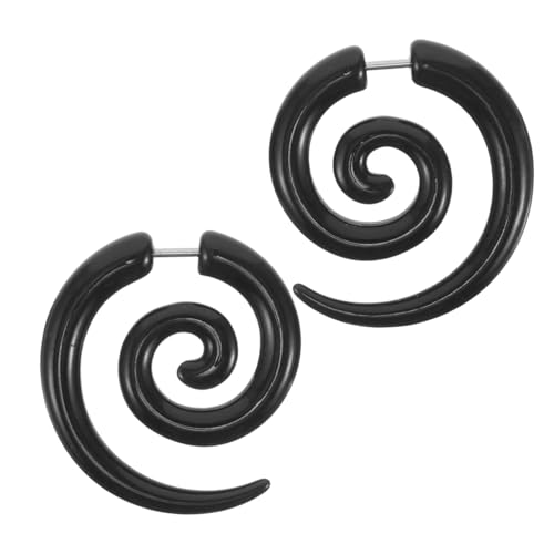 OHPHCALL Edelstahl Spiralohrstecker mit Asymmetrischem Schnecken und Flügeldesign Leicht und Angenehm Multifunktional als Ohrstecker und Ear Expander Modisch für Frauen und Vielseitige von OHPHCALL