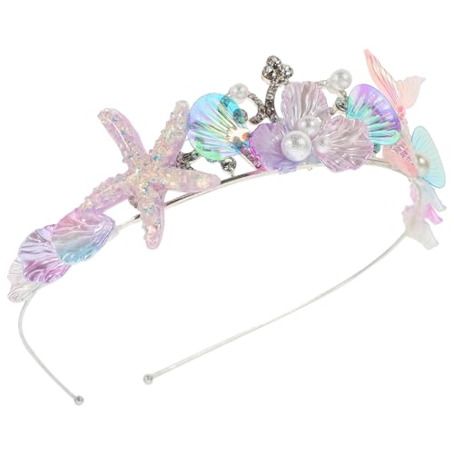 OHPHCALL Einzigartiges Meerjungfrauenschwanz-design Muschel-meerjungfrauen-kopfschmuck Prinzessinnen-ankleide Für Jungen Und Mädchen von OHPHCALL