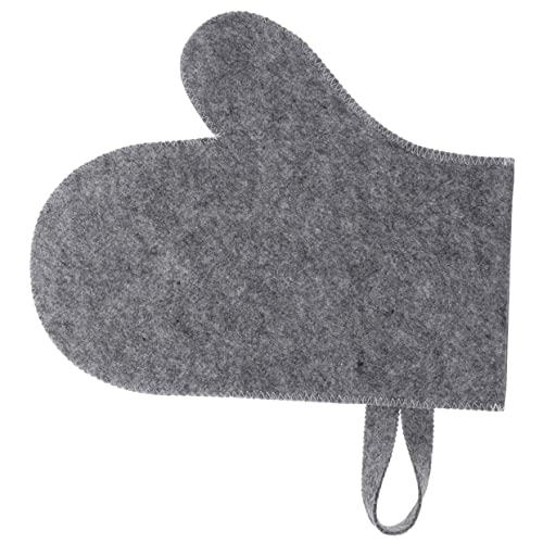 OHPHCALL Sauna-duschhandschuh Aus Filz Für Spa Und Sauna Hitzeschutz Für Hände Atmungsaktiv Mit Feiner Textur Praktisches Badetuch von OHPHCALL