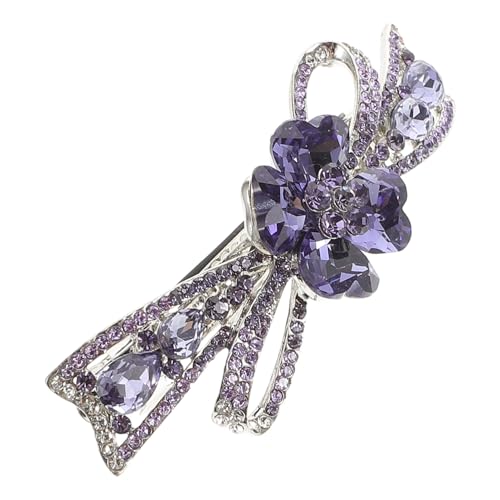 OHPHCALL Französische Haarklammer Mit Strasssteinen Automatische Kristall-haarspange Für Damen Für Hochzeiten Partys Und Täglichen Gebrauch Für Dickes Oder Dünnes Haar Geeignet von OHPHCALL