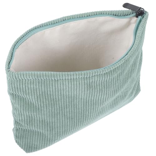 OHPHCALL Kosmetiktasche Für Frauen Große Kapazität Vintage-Stil Weicher Cord Reisen Schminkutensilien Und Toilettenartikel Militärgrün von OHPHCALL