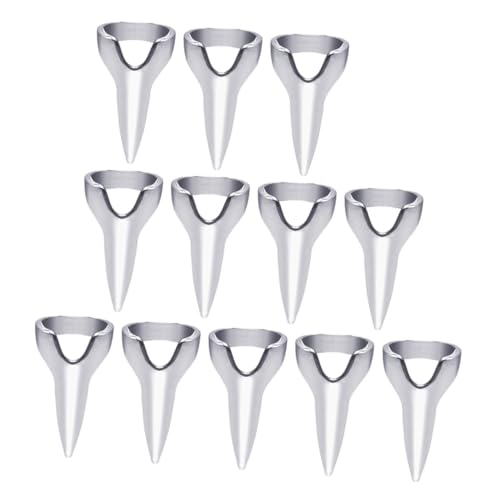 OHPHCALL Haar-scheitel-werkzeug-set 20-teilig Silberfarben Cosplay-königin Halloween-finger Für Frauen von OHPHCALL