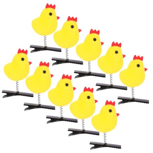 OHPHCALL 24stücke Süße Küken Haarklammern Hühnerförmige Haarspangen Für Mädchen Für Ostern Und Geburtstagsfeiern Vielseitige Haaraccessoires Für Jeden Anlass von OHPHCALL