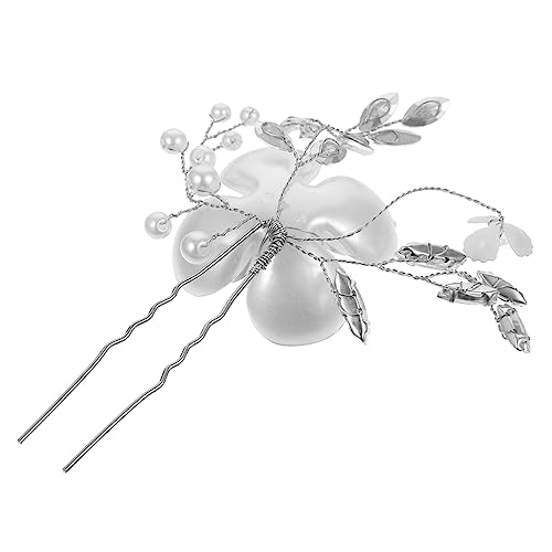 OHPHCALL Crystal Flower Haarspange Für Bräute Elegante U-förmige Haarnadel Mit Funkelnden Kristallen Für Hochzeiten Und Besondere Anlässe von OHPHCALL