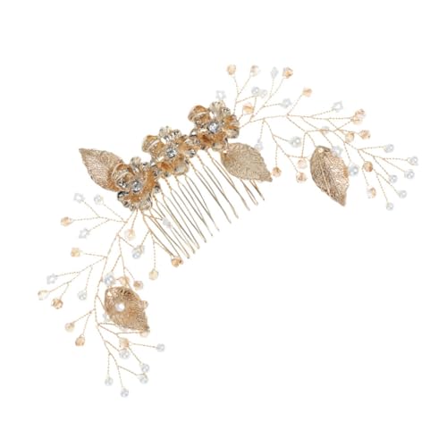 OHPHCALL Haarkamm für Bräute Kopfbedeckung Aus Zinklegierung für Hochzeiten Abendpartys Tänze Elegante Kopfbedeckung Accessoires von OHPHCALL