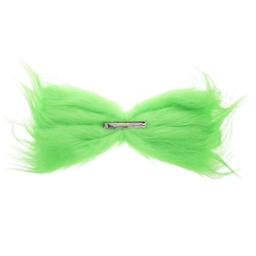 OHPHCALL Einzigartiges Design Pelzige Weihnachts-haarschleifen-clip Weihnachtsbaumschmuck Für Frauen Und Mädchen von OHPHCALL