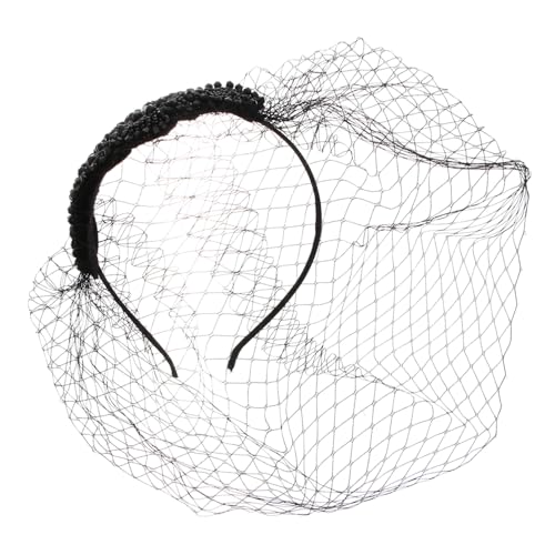 OHPHCALL Mesh-kopfschmuck Damen Kopfbedeckung Für Festivals Partys Leicht Mesh-design Ponyfrisur Ordnen Kleidung Passen von OHPHCALL