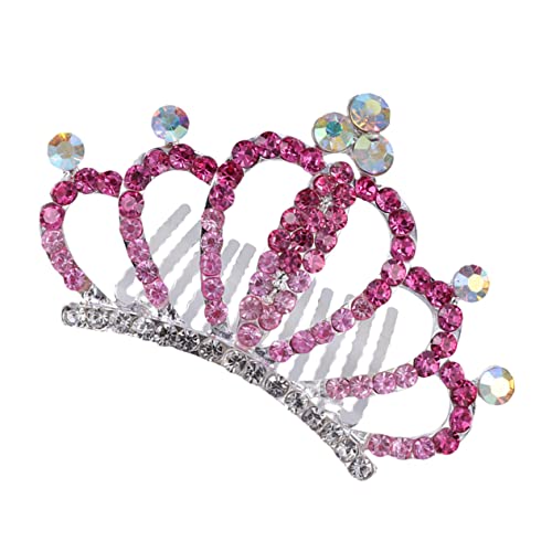 OHPHCALL Kristall Krone Haarreif Für Mädchen Elegante Mit Wasserdiamanten Haaraccessoire Für Partys Geburtstage Auftritte Und Feiern von OHPHCALL