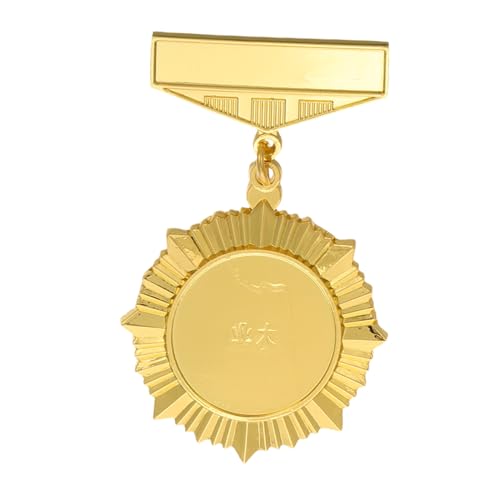 OHPHCALL Metall Auszeichnung Abzeichen Retro Medaille Brosche Langlebig Vielseitig für Anzug Uniform Hut Party Zubehör von OHPHCALL