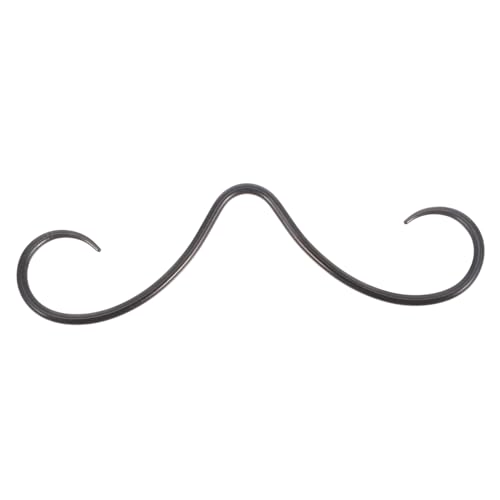 OHPHCALL Nasenring Septum Ring Piercing Schmuck Schwarz Einfach zu Tragen Langlebig Modisches Design für Stil Geeignet für Männer und Frauen von OHPHCALL