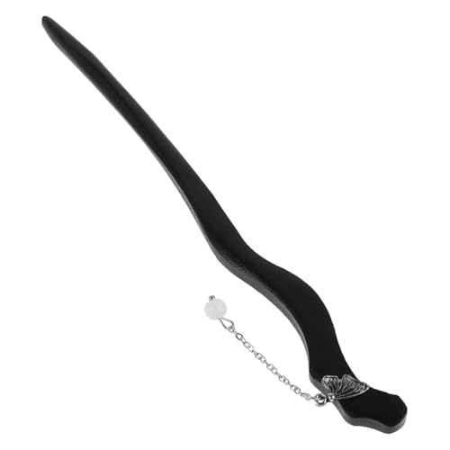 OHPHCALL Vintage Holz Haarstab Mit Quaste Chinesische Haarspange Für Frauen Und Mädchen Stilvolles Haaraccessoire Für Elegante Frisuren Langlebige Und Stabile Haarnadel Für Dickes Haar von OHPHCALL