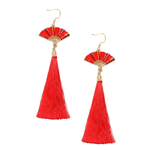 OHPHCALL Ohrringe für Festlichkeiten Rote Fächer Ohrstecker für Hochzeiten Frühlingsfest Stilvolle Damen Schmuckstücke Hypoallergen und Vielseitig Tragbar OHPHCALL Ohrringe für Festlichkeiten Rote Fächer Ohrstecker für Hochzeiten Frühlingsfest Stilvolle Damen Schmuckstücke Hypoallergen und Vielseitig Tragbar von OHPHCALL