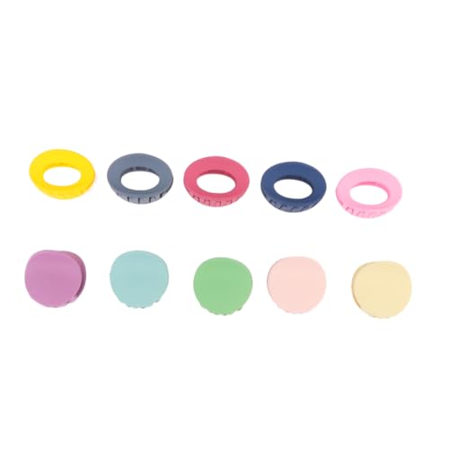 OHPHCALL 10stücke Haarspange Runde Harz Haarnadel Clip Für Frauen Mädchen Haarschmuck Zubehör Styling Accessoires Acryl Frosted Haarkrallen Haarspangen Für Mädchen Zubehör Für von OHPHCALL