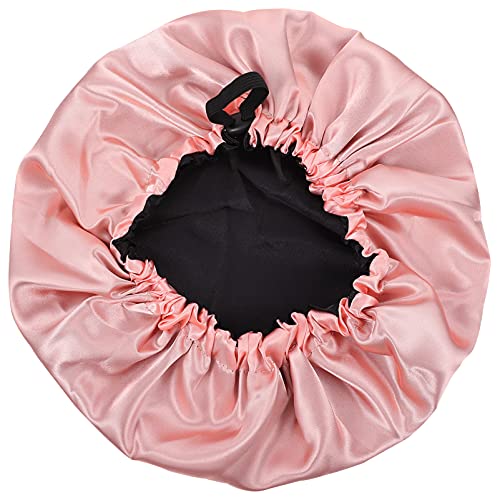 OHPHCALL Nachtmütze Aus Satin Geschwollenes Spa-stirnband Hut Verstellbare Duschhaube Badekopf Abdeckung Schlafmütze Frauen Satin-kappe Schlafen Kappe Haar Fräulein 100% Polyester Baotou von OHPHCALL