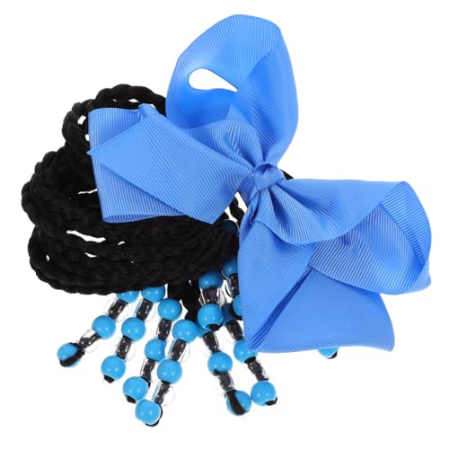 OHPHCALL Schleife Twist Braid Lockenhaarverlängerung Zöpfe Haarverlängerungen Pferdeschwanz Perücke Kinder Flechthaar Kinder Pferdeschwanz Zöpfe Haarverlängerungen Zum Flechten Brauner von OHPHCALL